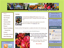 Tablet Screenshot of duvallfarmersmarket.org